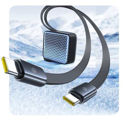 Baseus Ladegerät mit integriertem Kabel mit USB-C Anschluss USB-C 67W Stromlieferung Schwarzs (EnerCore CJ21)