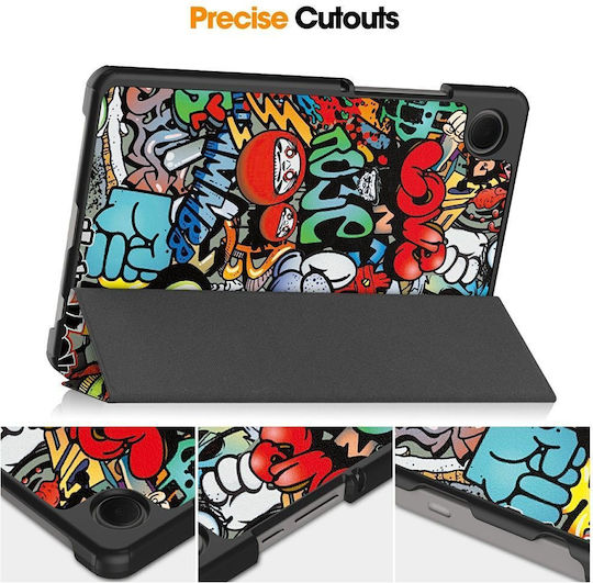Techsuit Foldpro Flip Cover Πολύχρωμη (Samsung Galaxy Tab A11, A9)