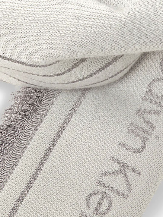 Calvin Klein Γυναικείο Κασκόλ Γκρι