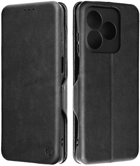 Techsuit Plus Wallet Silicone Black (Honor X5C Plus)