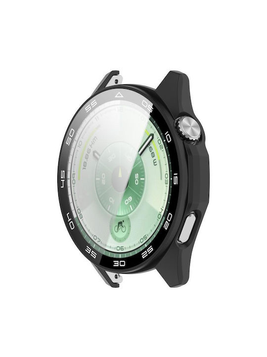 Carcasă de Plastic cu Sticlă în culoarea Negru pentru Huawei Watch GT 6 46mm Carcasă de Plastic cu Sticlă în culoarea Negru pentru Huawei Watch GT 6 46mm