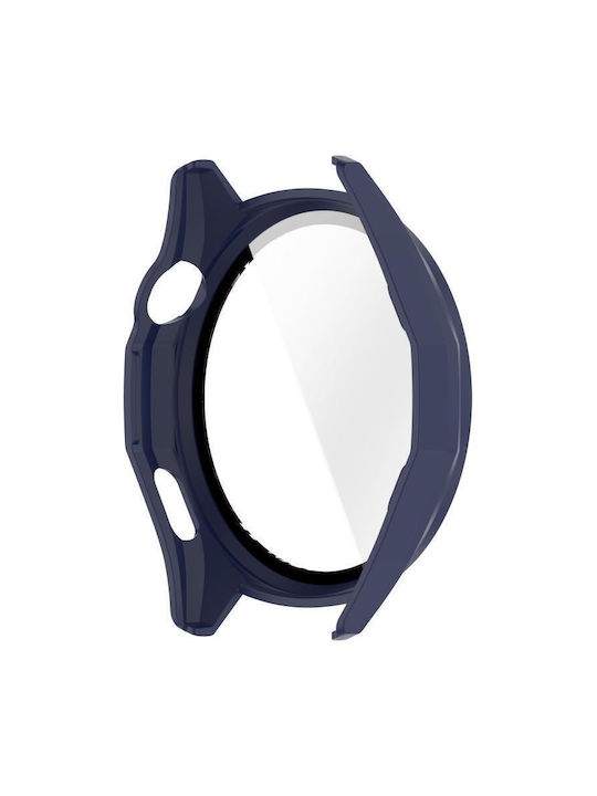 Пластмасов Калъф със Стъкло в Син цвят за Huawei Watch GT 6 46мм