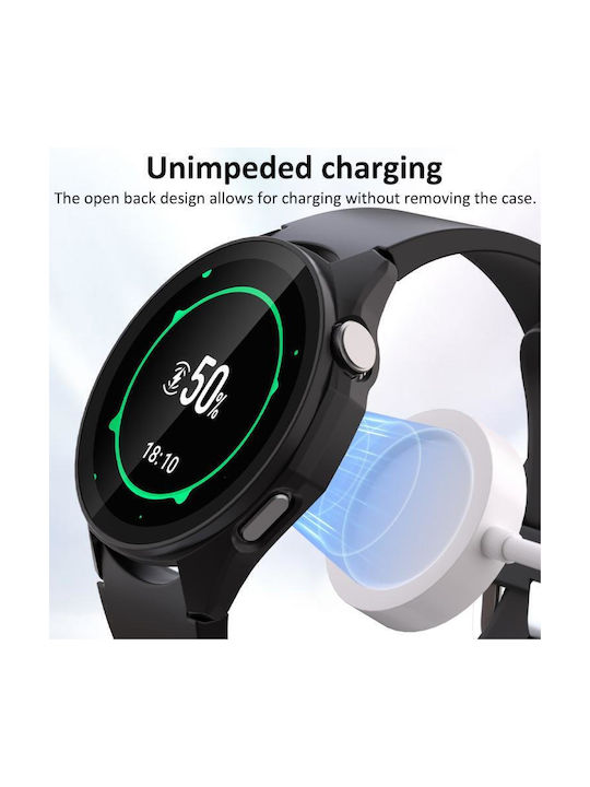 Plastic Case with Glass in Beige color for Huawei Watch GT 6 Pro 46mm