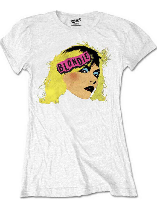 Γυναικεία Μπλούζα Blondie Punk Logo Ladies T-shirt White Bldtsp01lw Γυναικεία Μπλούζα Blondie Punk Logo Ladies T-shirt White Bldtsp01lw