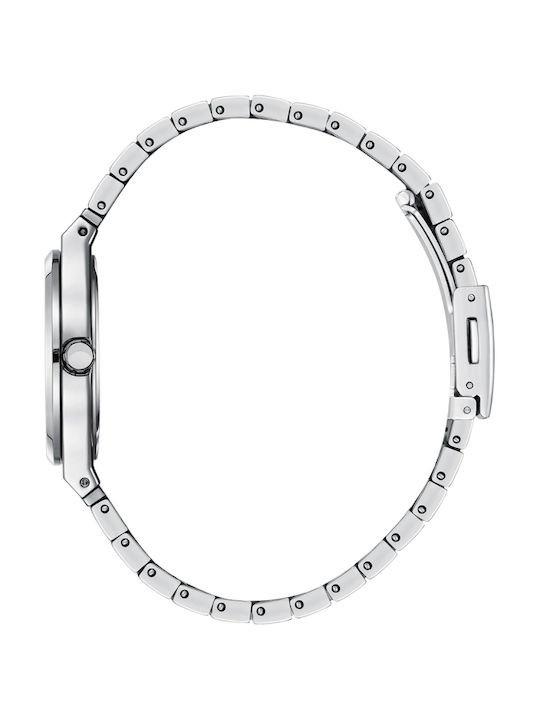 Lee Cooper Ceas Dama 31mm Baterie Cu Brățară Argintie Din Oțel Lee Cooper