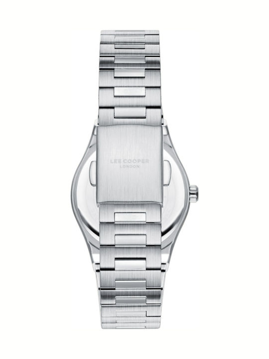 Lee Cooper Ceas Dama 31mm Baterie Cu Brățară Argintie Din Oțel Lee Cooper