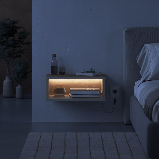 Brik Ξύλινο Καφέ 45x30x18cm