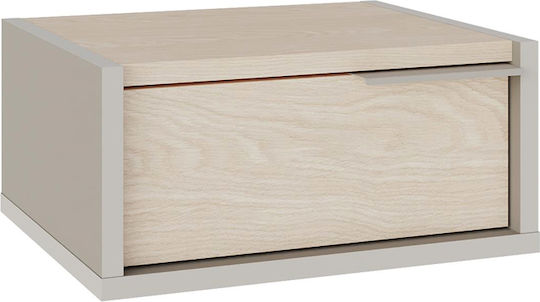Bedside Table Eco Wooden Beige 40x33x18.5cm GP037-0279 1
