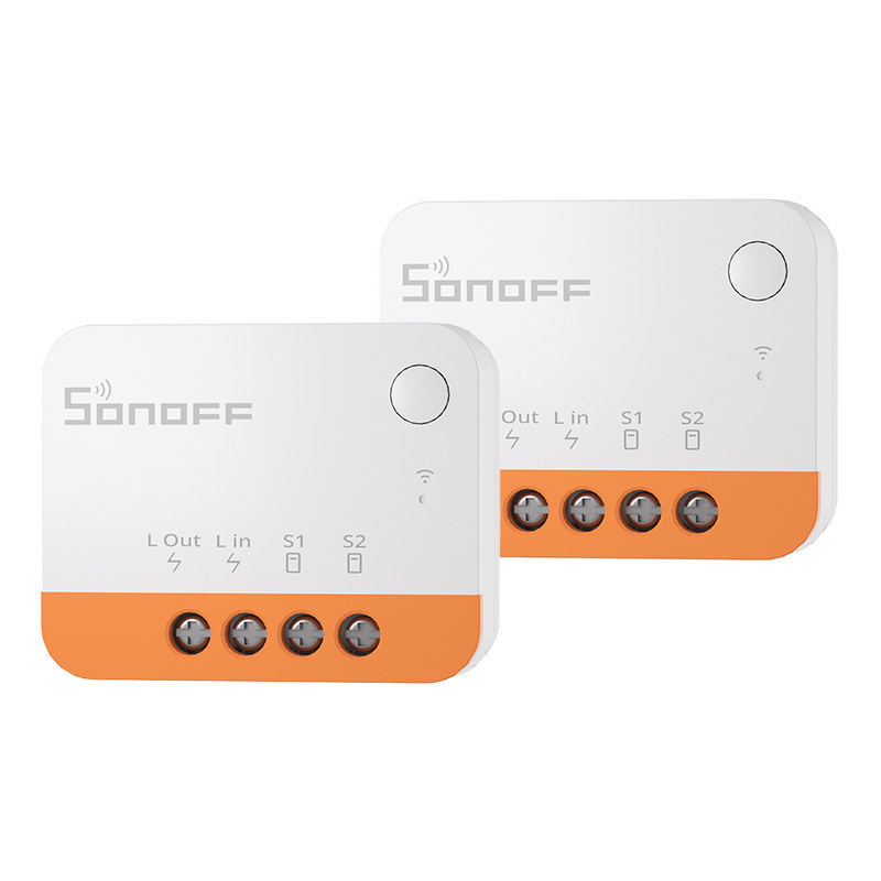 Sonoff ZBMINIL2 Smart Switch Bluetooth & ZigBee 6A (με Ουδέτερο) 2τμχ