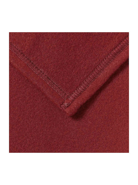 vidaXL vidaXL Sofa Throw Fleece 270x240cm Verde Marine Red