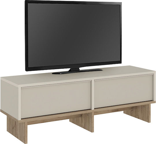 TV Stand Yuki Sandstone - Sepet Oak L118xD35xH40.6cm