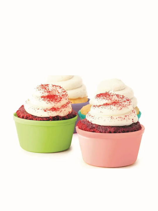 Melii Silicone Cupcakes & Muffins Baking Pan 6pcs