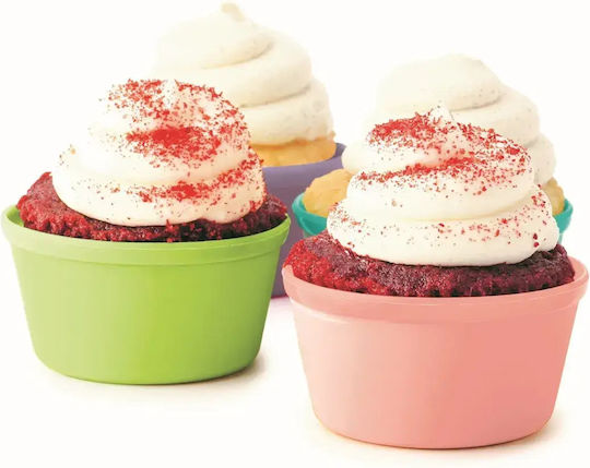 Melii Silicone Cupcakes & Muffins Baking Pan 6pcs
