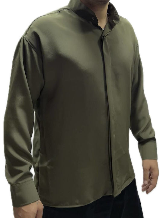 Long-sleeved Shirt Olive Green