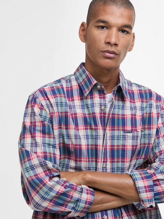 Clifton Madras Long-sleeved Shirt Red