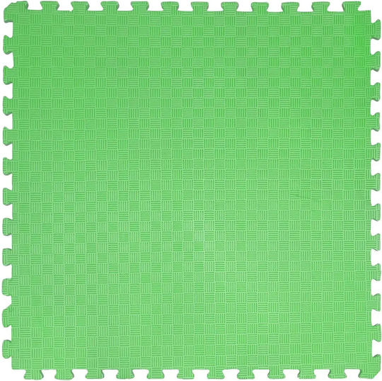 Olympus Sport Gym Mat Puzzle Green Tatami Foam Eco Play 100 x 100 x 1.3 cm Green 100x100x1.3cm 1 Piece