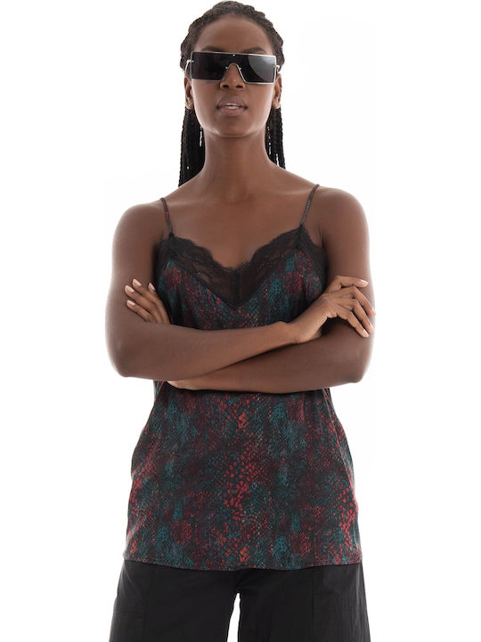 Scotch & Soda Camisole Lace Trim Μπλούζα Πολύχρωμη