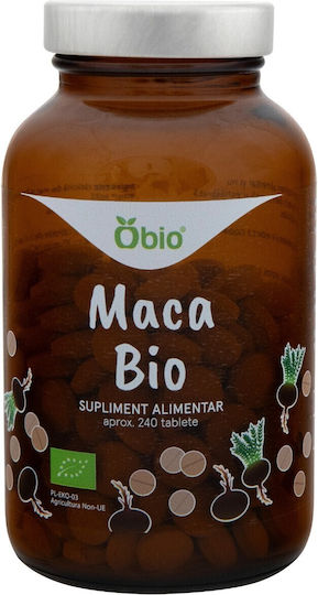Maca Organic 240 Tablets 120g Obio