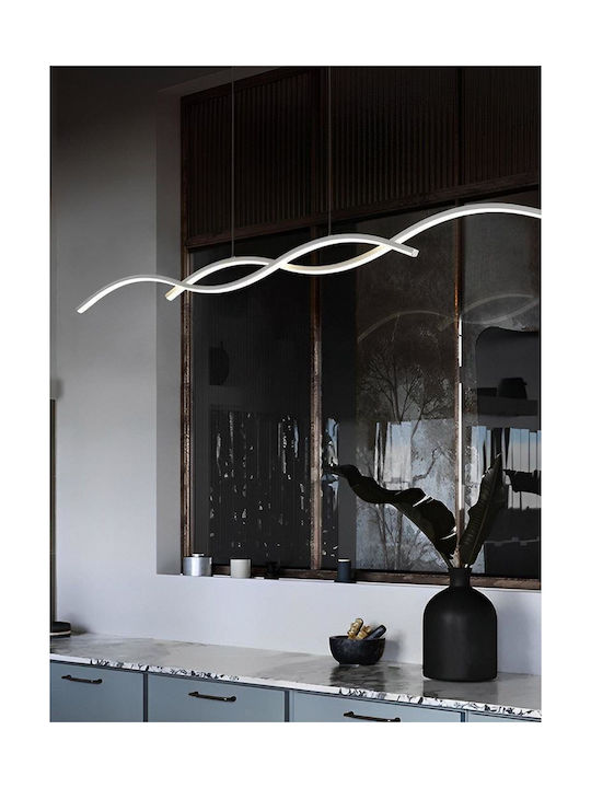Vivalux Adjustable Pendant Light White 8x88x120cm