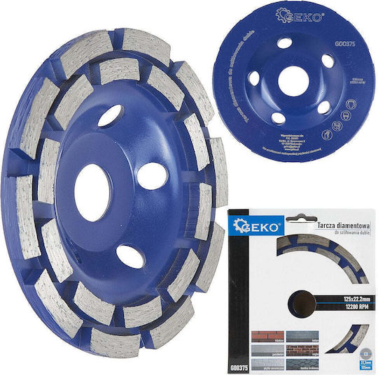 Geko Schleifscheibe Für Beton 125*2seg/g G00375