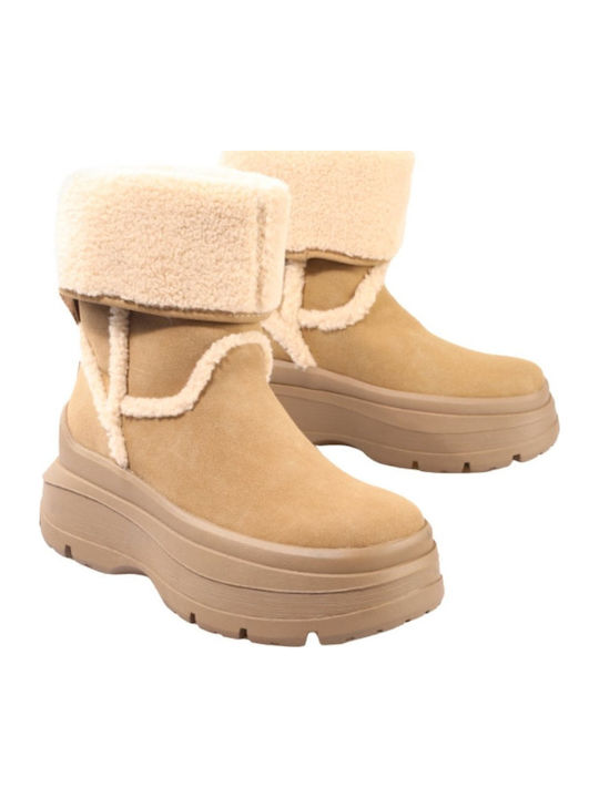 Buffalo Boots Beige