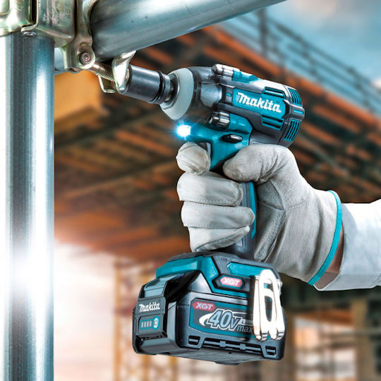 Makita XGT Brushless Impact Wrench Battery 40V Solo with Socket 1/2"