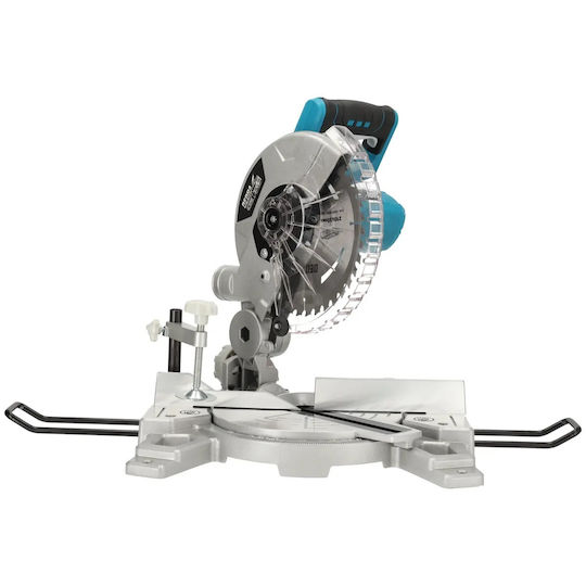 Dedra Miter Saw Battery with Cutting Disc Diameter 210mm, Laser Guide & Cutting Speed 3300rpm