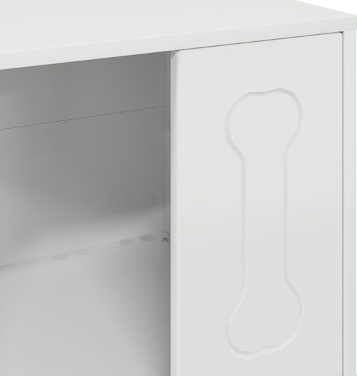 vidaXL Dog House Indoor White 44x42x49cm