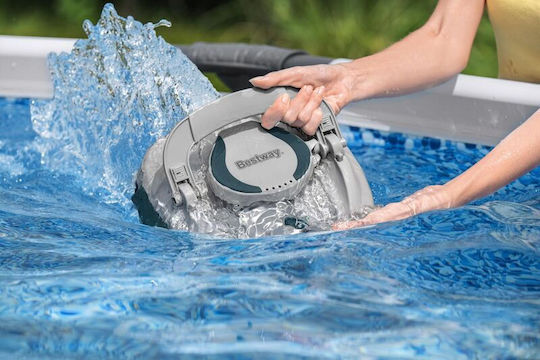 Bestway AquaTronix G150 Wireless Robotic Pool Cleaner Bottom for Pools 30m² with Filter Capacity 2lt