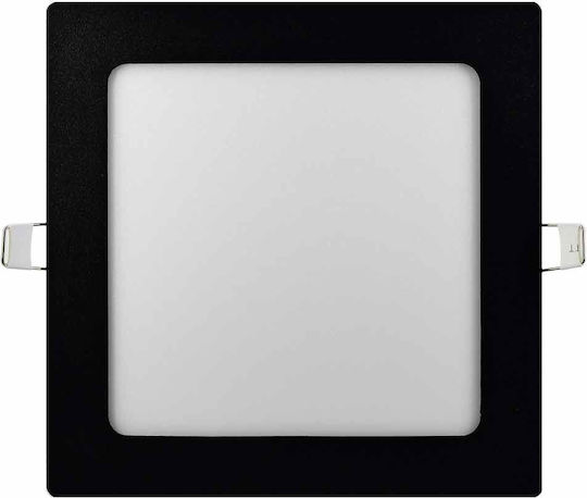 Vivalux Square Recessed LED Panel 12W with Natural White Light 4000K