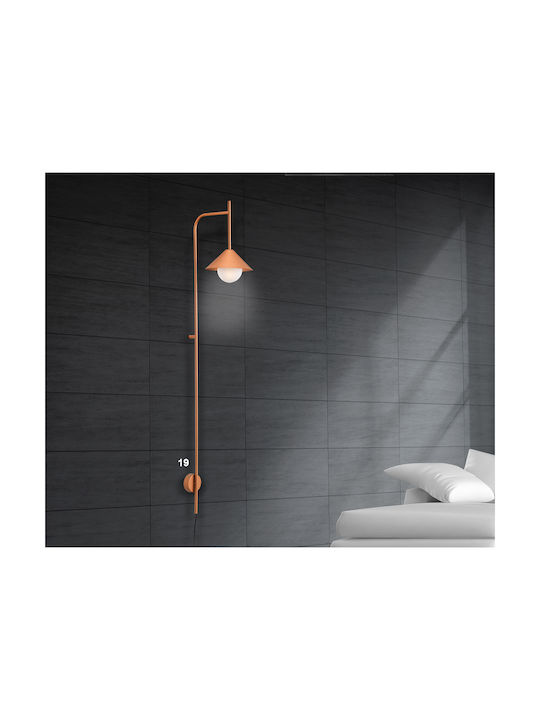 Luma Modern Lamp Wall Socket with Socket G9 Copper 25x25cm