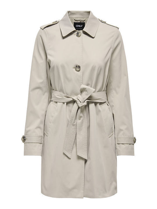 Life Damen Beige Trenchcoat