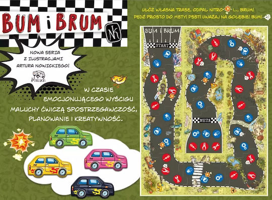 Board Game Bum and Brum for 2-4 Players 3+ Years Old (PL) Nasza Ksiegarnia