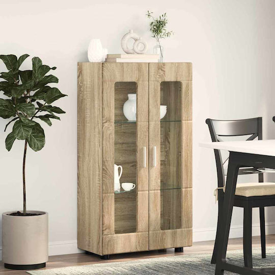 Living Room TV Unit Sonoma Oak L55.5xW29xH100cm