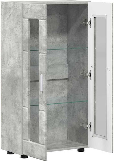 Living Room TV Unit Grey L55.5xW29xH100cm