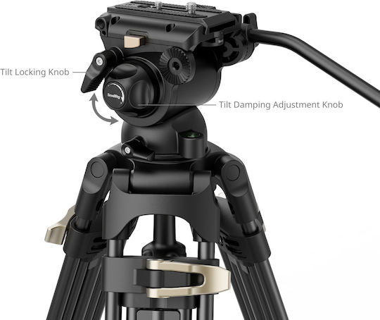 Smallrig 4686 Ad-01s Heavy-duty Видео Статив Комплект Глава Fluid