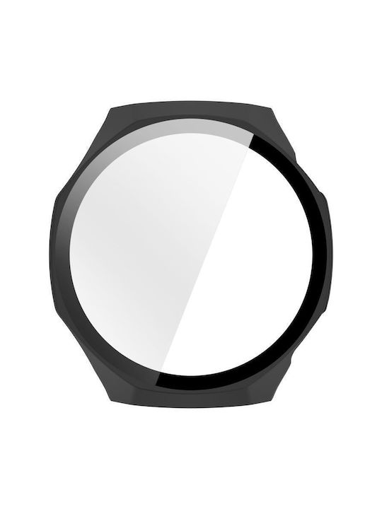 Пластмасов Калъф със Стъкло в Черен цвят за Huawei Watch GT 6 Pro