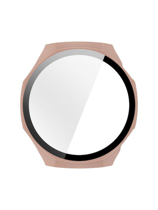 Πλαστική Θήκη με Τζαμάκι σε Ροζ χρώμα για Huawei Watch GT 6 Pro