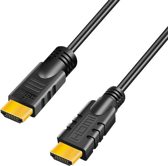 LogiLink HDMI 1.4 High Speed 1080p 120Hz Cable HDMI male - HDMI male 10m Μαύρο