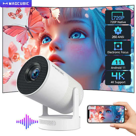 Magcubic HY300-ULTRA Mini Projector LCD με Wi-Fi και Ενσωματωμένα Ηχεία