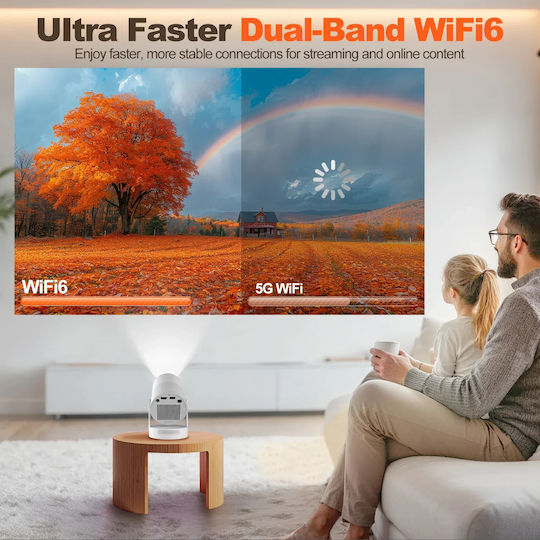 Magcubic HY300-ULTRA Mini Projector LCD με Wi-Fi και Ενσωματωμένα Ηχεία