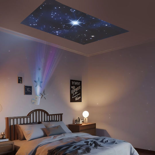 Philips NeoPix 250 Smart NPX250/INT Projektor LCD LED-Lampe mit Wi-Fi und Eingebauten Lautsprechern Weiß