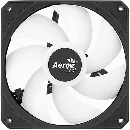 Aerocool LINK-3-PACK-BK Case Fans 120mm (42.6 CFM) with ARGB Lighting and 4-Pin PWM / 3-Pin Connection 3-Pack