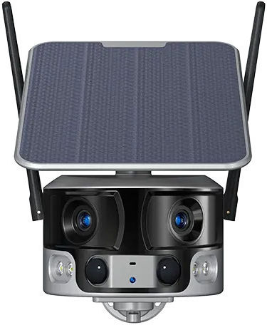 Taggo CAM4KWIDE IP Termică Cameră Duală de Supraveghere Wi-Fi/4G 4K Rezistentă la Apă cu Baterie și Comunicare Bidirecțională