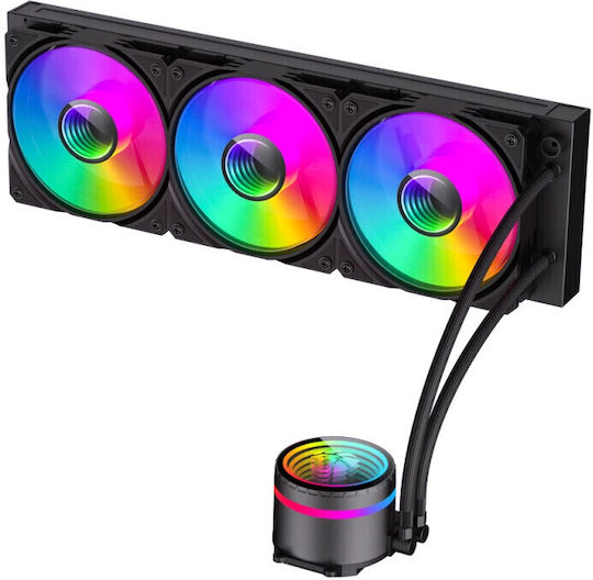 GameMax IceBurg 360 Infinity Υδρόψυξη AIO CPU με 3 Ανεμιστήρες 120mm και ARGB Φωτισμό
