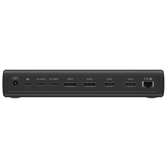 Icy Box USB-C Docking Station με HDMI/DisplayPort 4K PD Ethernet Μαύρο (IB-DK7401-CU31)