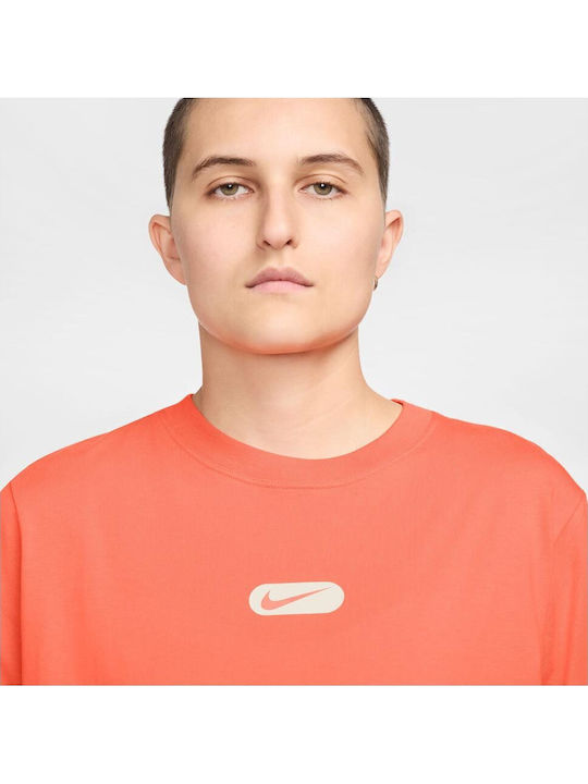 SWOOSH Γυναικείο T-shirt Πορτοκαλί