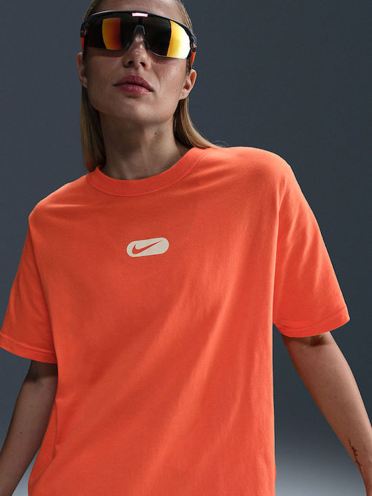 SWOOSH Γυναικείο T-shirt Πορτοκαλί