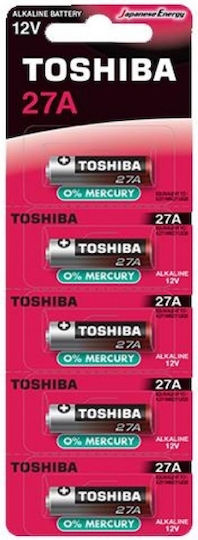 Toshiba Αλκαλικές Μπαταρίες A27 12V 5τμχ