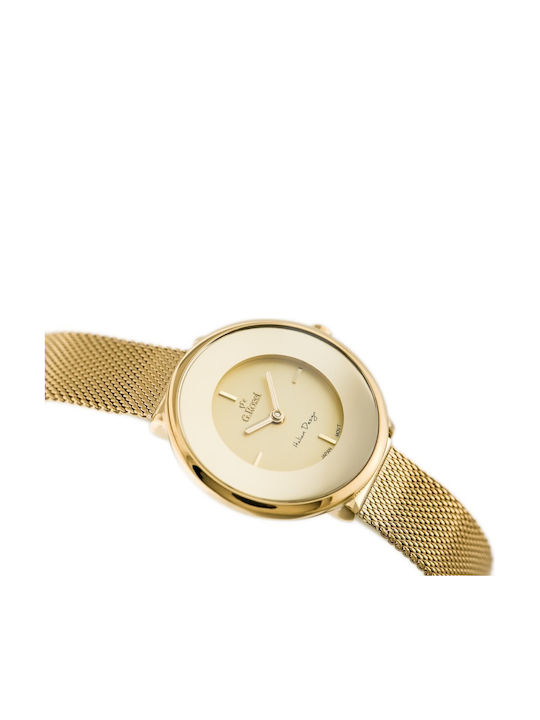 G.Rossi Women's Watch with Gold Metal Bracelet